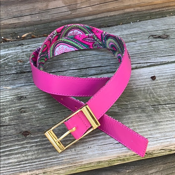Talbots Accessories - Talbots size M Barbie pink belt